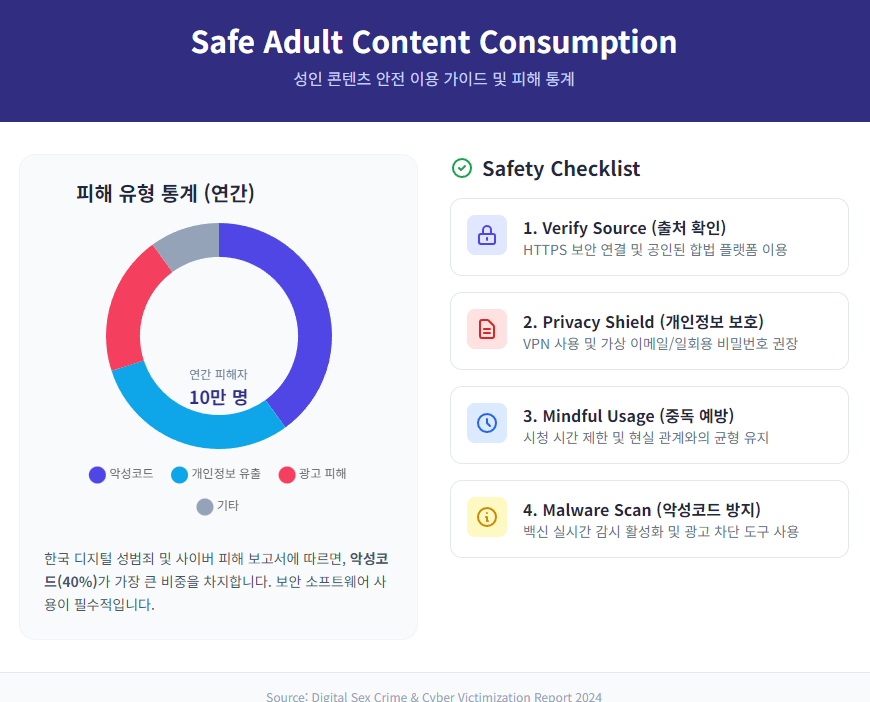 성인 콘텐츠 안전 이용 가이드 및 피해 통계 성인 콘텐츠 안전 이용 가이드 및 피해 통계