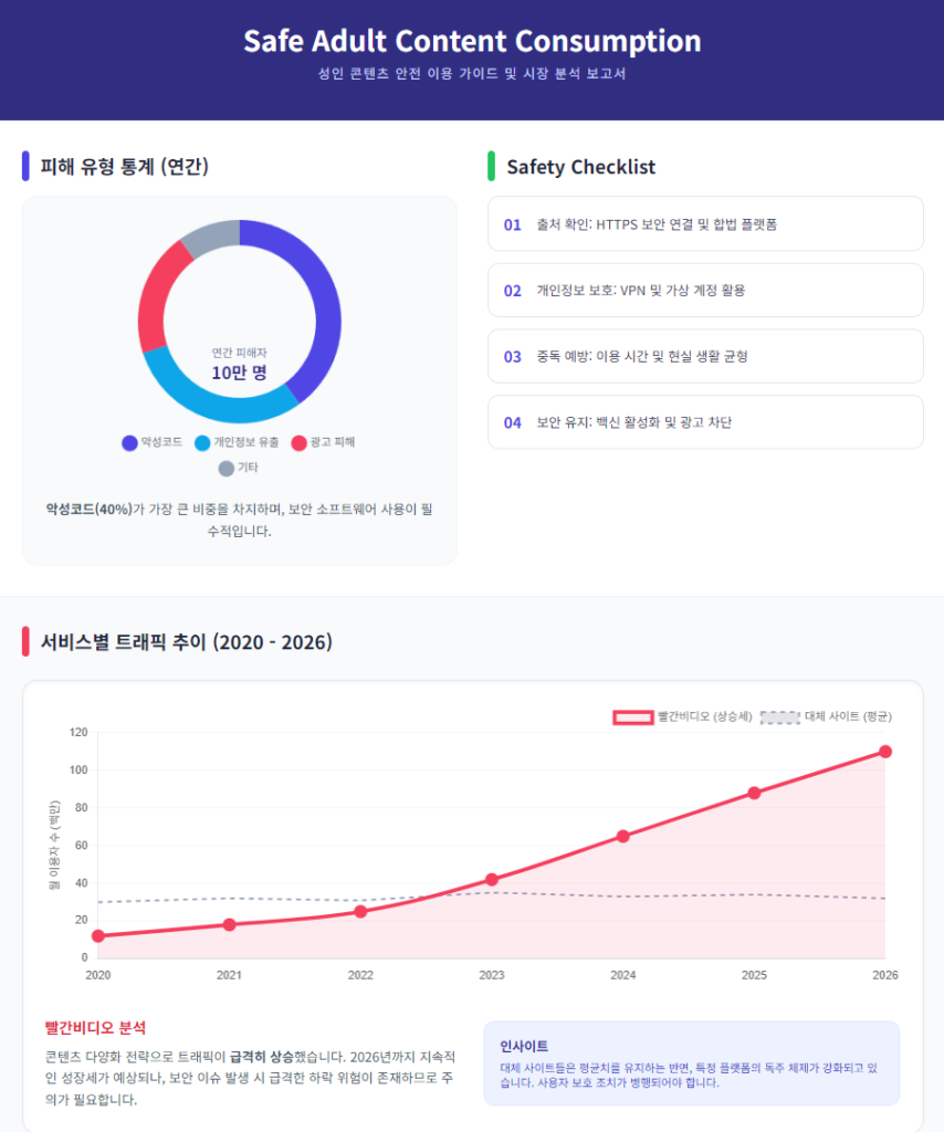 성인 콘텐츠 안전 이용 가이드 및 시장 분석 보고서 성인 콘텐츠 안전 이용 가이드 및 시장 분석 보고서