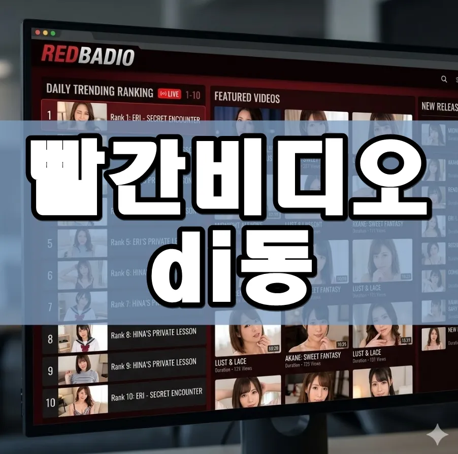 빨간비디오 di동 표지 빨간비디오 di동 표지